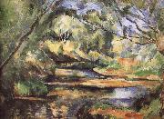 Paul Cezanne of the river through the woods Spain oil painting artist